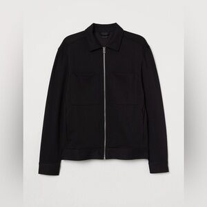 H&M Black Lightweight Shirt Jacket